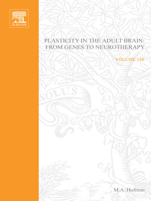 cover image of Plasticity in the Adult Brain